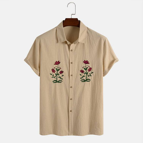 Men's Casual Short Sleeved Shirt